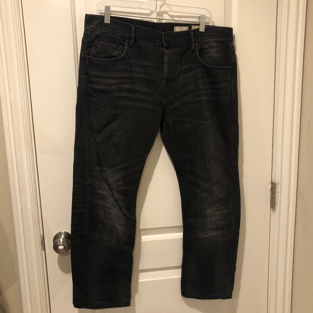 All saints black jeans slim fit